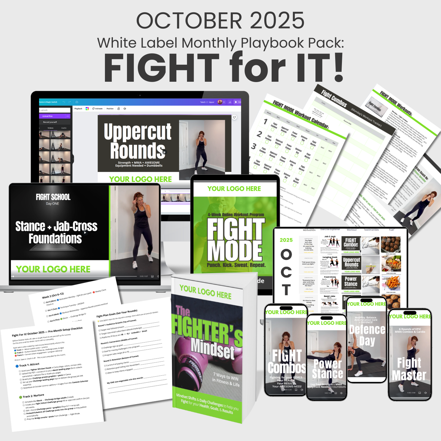 Fight For It! White Label Workout's PLAYBOOK for October 2025