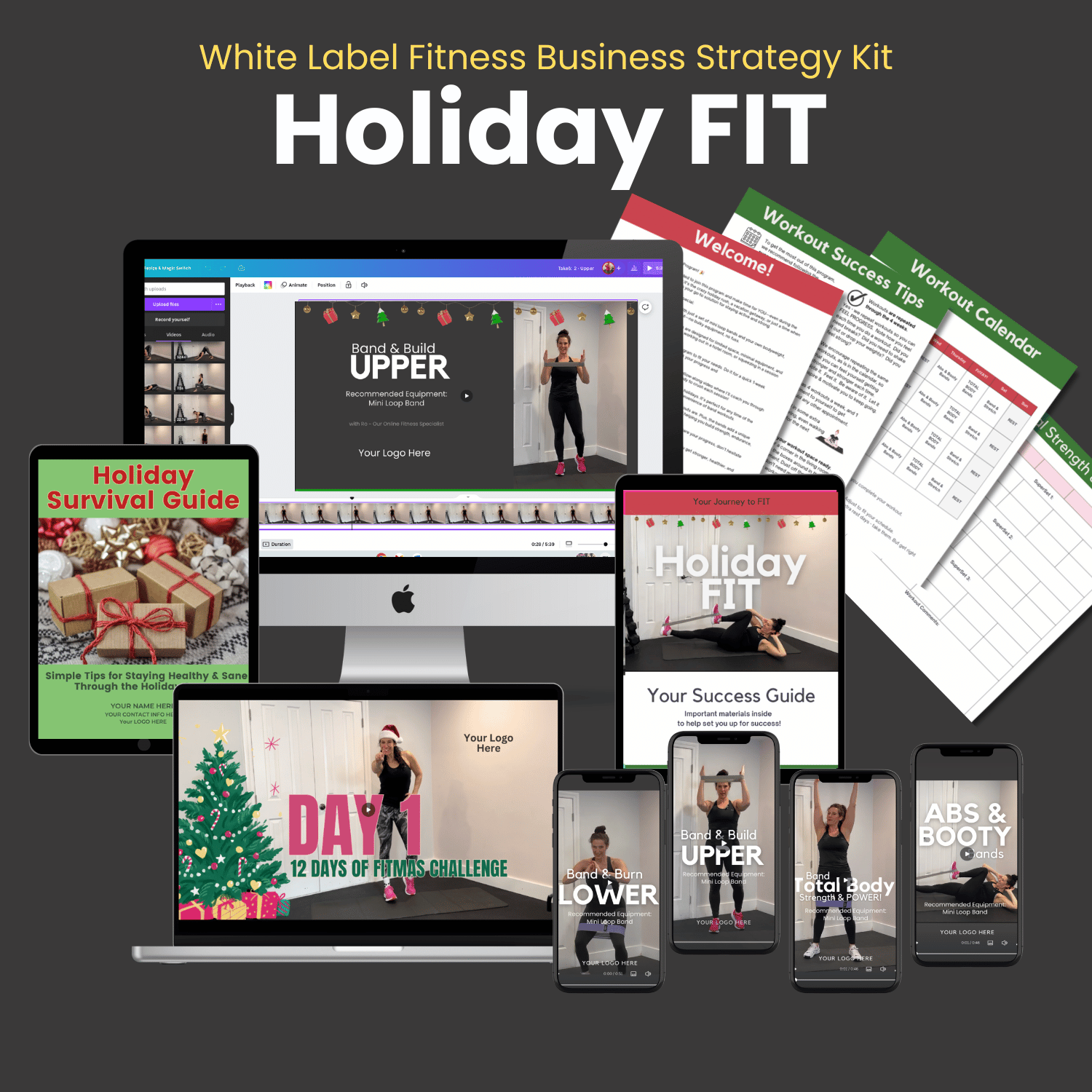 White Label Fitness Business Strategy Pack: Holiday FIT