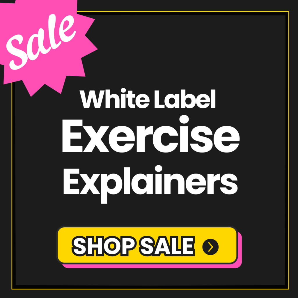 White label workouts clearance:  exercise explainers