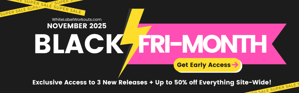 white label workouts black friday sale