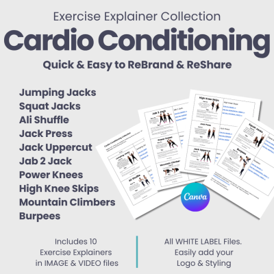 Cardio Conditioning: White Label Exercise Explainer Collection