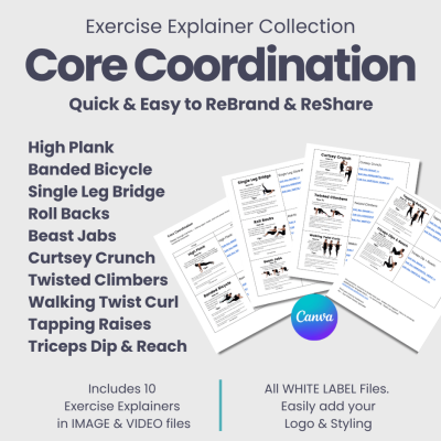 Core Coordination: White Label Exercise Explainer Collection
