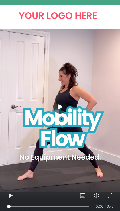 White Label Workout Video of the Week: Vertical Mobility Flow - FREE Coach Resource