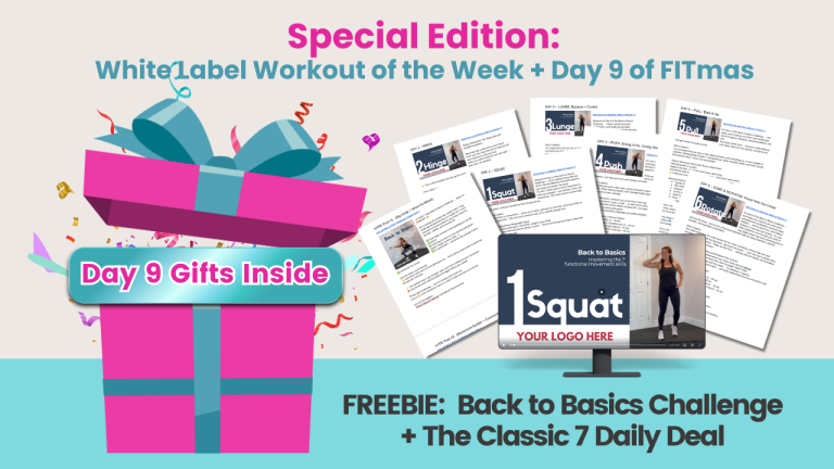 white label workout of the week for dec 16