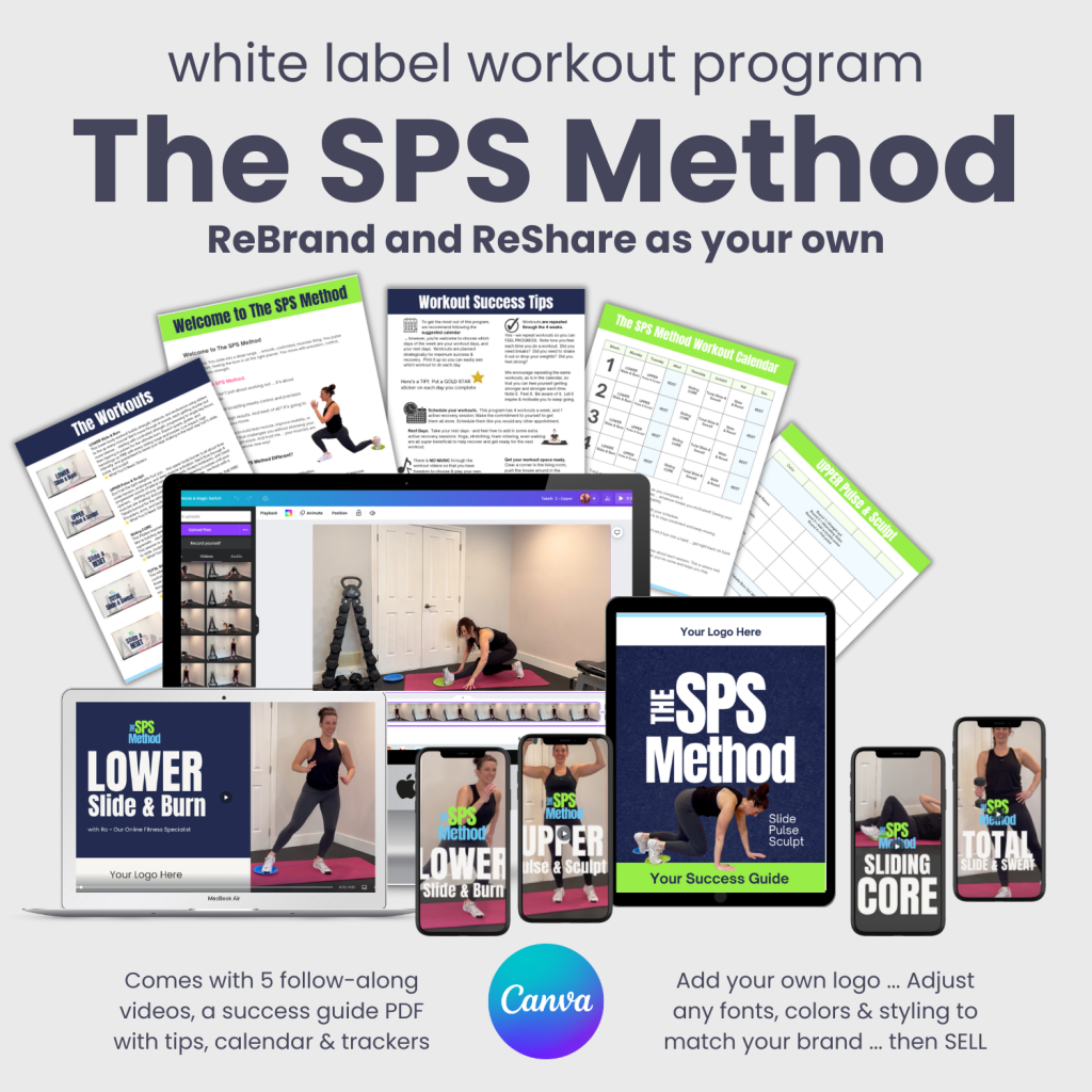 White Label Workout Program:  THe SPS Method