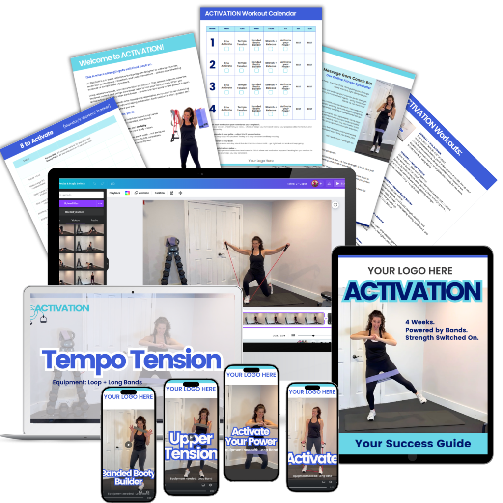 ACTIVATION: White Label Workout Program: Done for you fitness program to rebrand and reshare