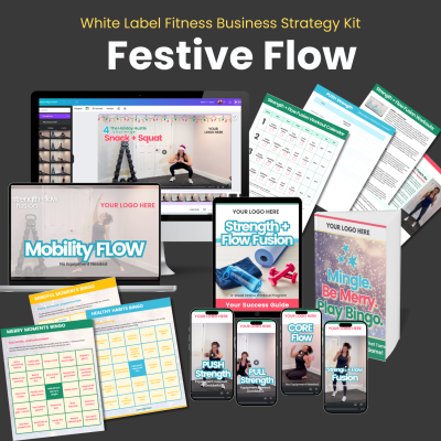 Festive Flow: White Label Fitness Content | Business Strategy Kit
