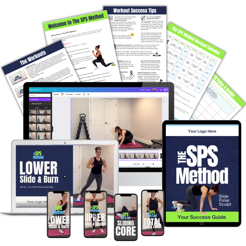 White Label Workout Program: THe SPS Method. Slid - Pulse - Sculpt