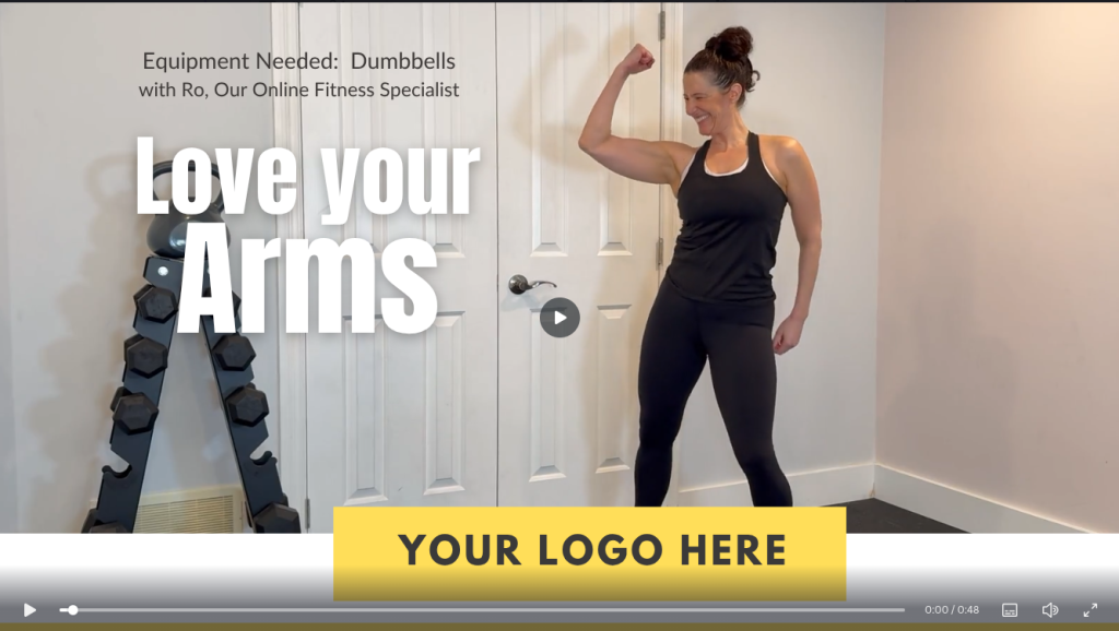 Love your ARMS:  White Label Workout of the Week [FREE Coach Resource]