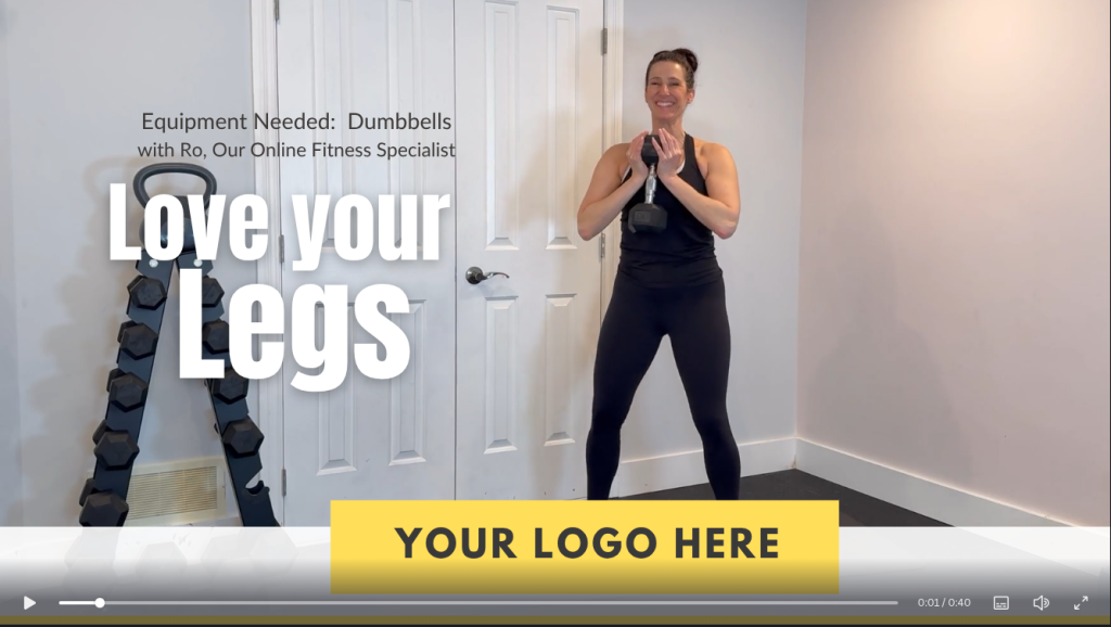 Love your LEGS:  White Label Workout of the Week [FREE Coach Resource]
