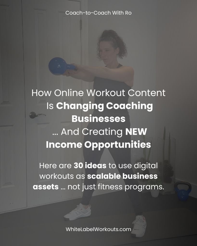 How Online Workout Content Is Changing Coaching Businesses — And Creating New Income Opportunities