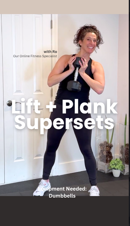 White Label Workout of the week:  Lift + Plank - Vertical