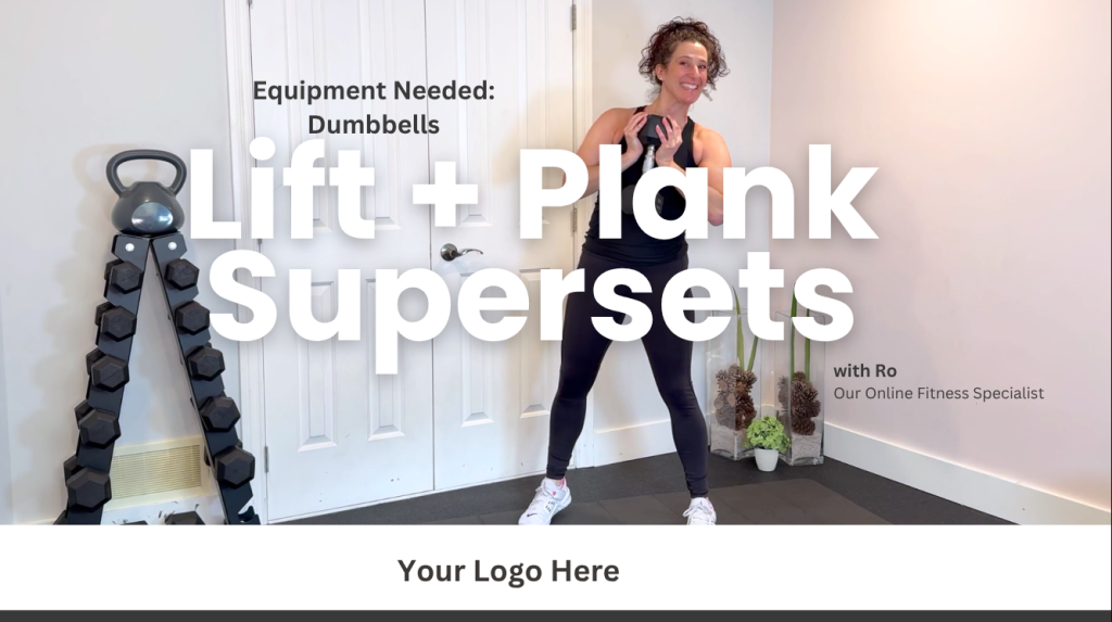 White Label Workout of the week:  Lift + Plank